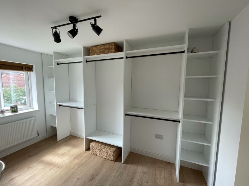 Walk-in wardrobe: Swipe To View More Images