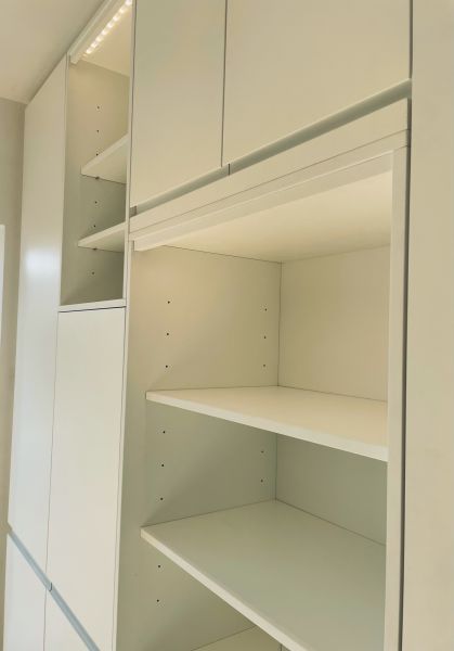 Lighting in open shelving : Swipe To View More Images