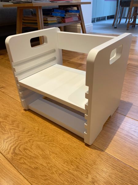 Bespoke foot stool (for a child) for a piano : Swipe To View More Images