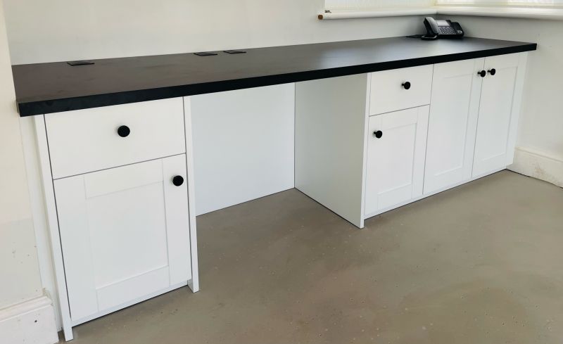 Bespoke desk with drawers: Swipe To View More Images