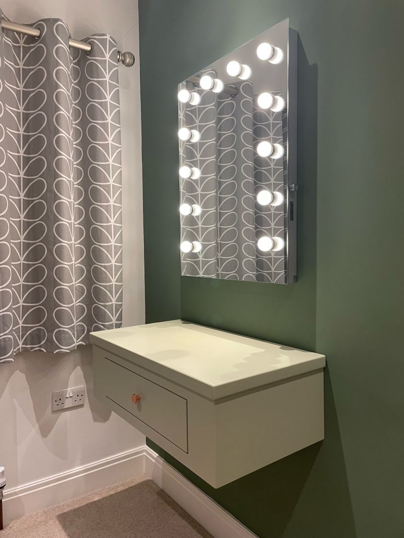 Wall hung dresser in FB french grey.: Swipe To View More Images