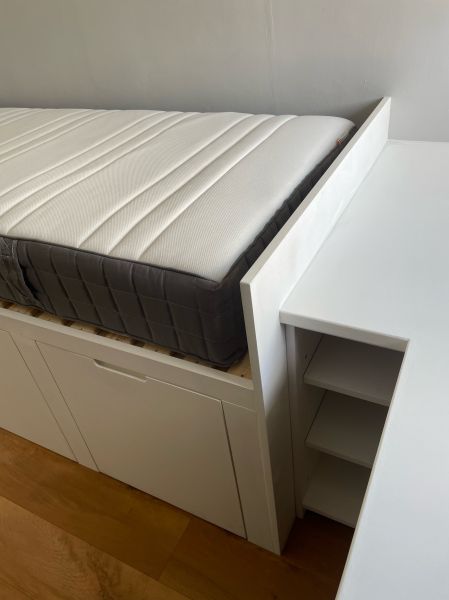 Bed with drawers : Swipe To View More Images