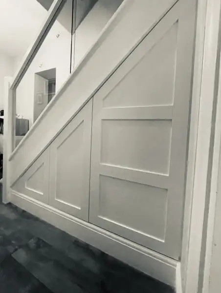 Understair storage with pull out drawers: Swipe To View More Images