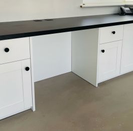 Bespoke desk with drawers: Click Here To View Larger Image