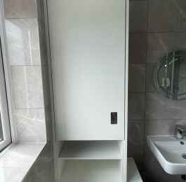 Fully laminated bathroom furniture : Click Here To View Larger Image