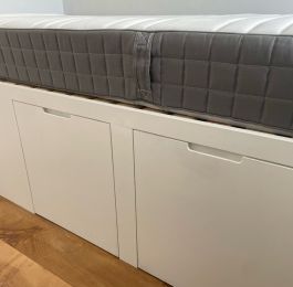 Bespoke bed over stair bulkhead : Click Here To View Larger Image