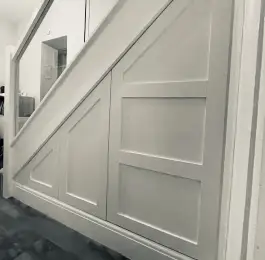 Understair storage with pull out drawers: Click Here To View Larger Image