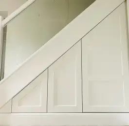 Bespoke under-stair storage: Click Here To View Larger Image